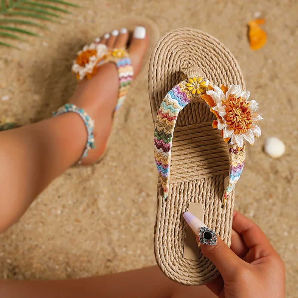 Sunflower Soft Sole Flip Flops